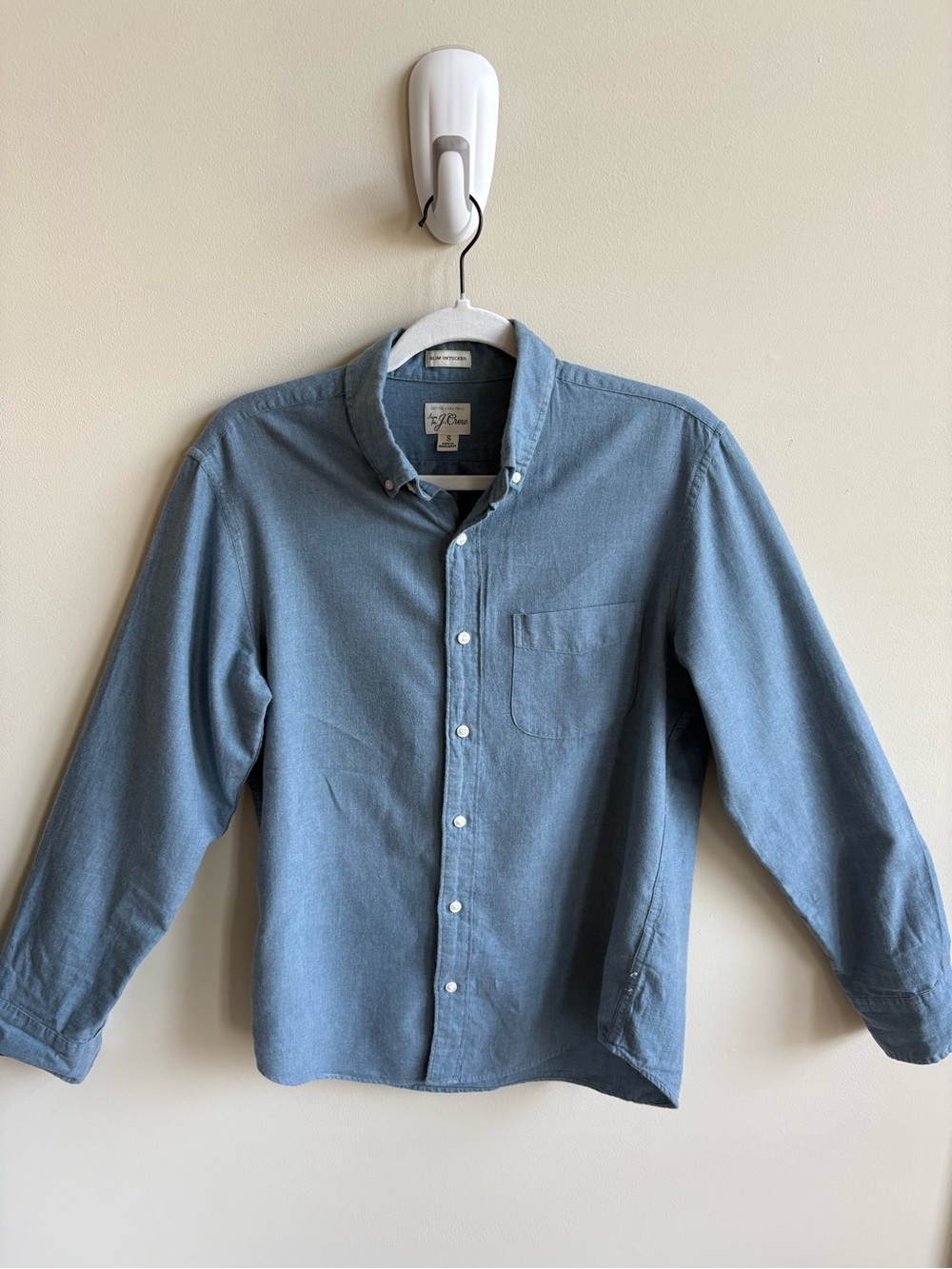 J. Crew Casual Light Blue Button-Down Shirt